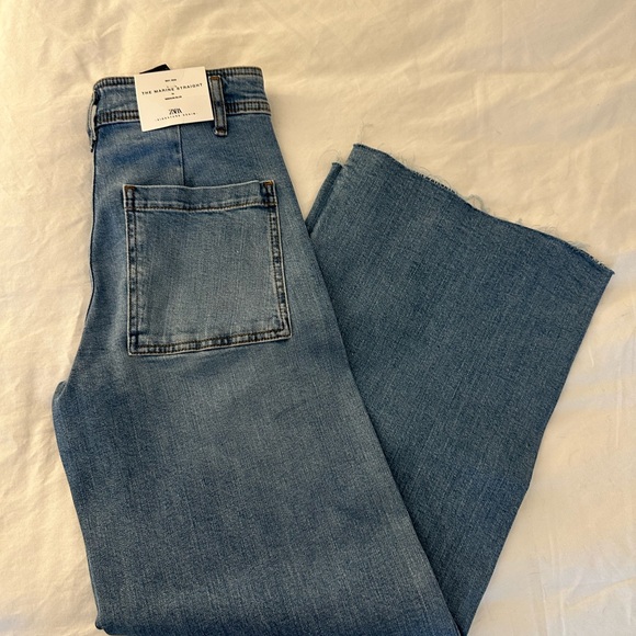 Zara Marine Straight Jean size 4 NWT - Picture 4 of 8